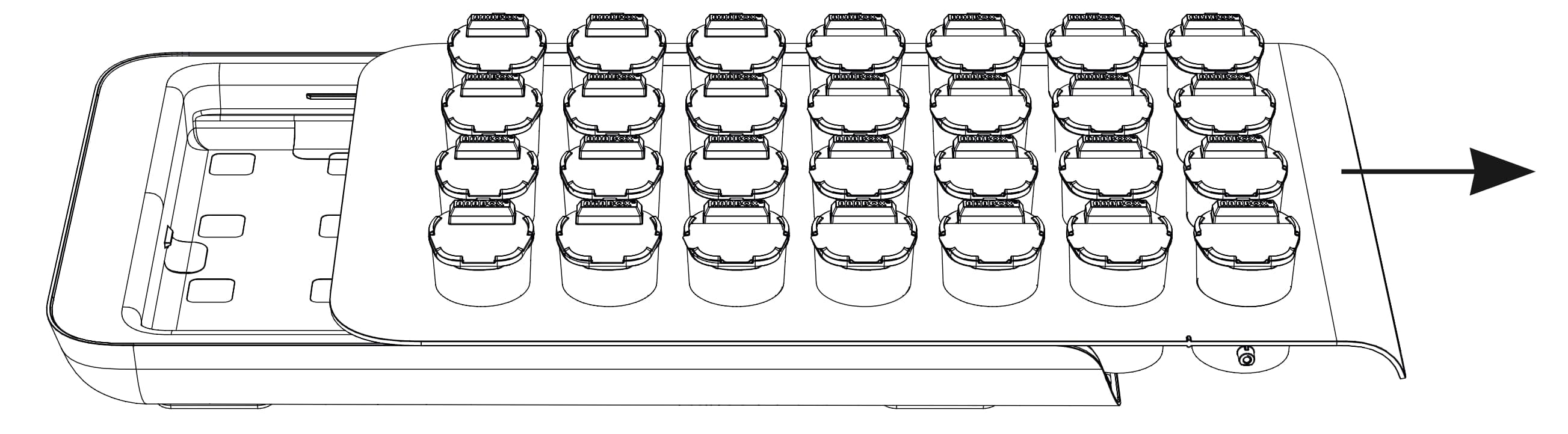 Medikamentenfach tauschen